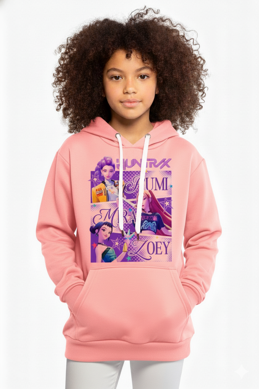 Buzo Niña Rosa Huntrix Pop