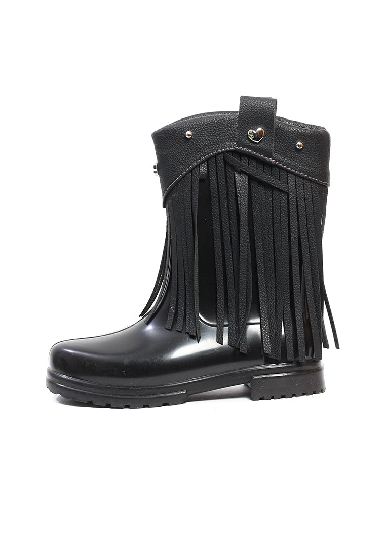 Botas Lluvia Niña Negro Hanna Gispy
