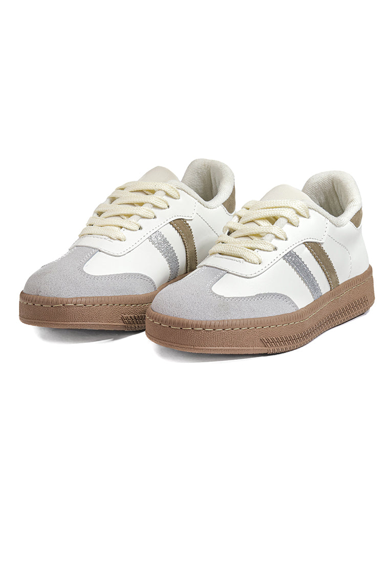 Tenis Mujer Origen Kim Blanco x Gris