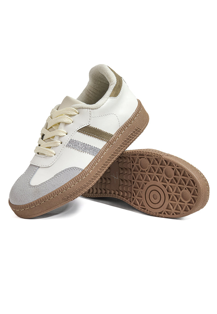 Tenis Mujer Origen Kim Blanco x Gris