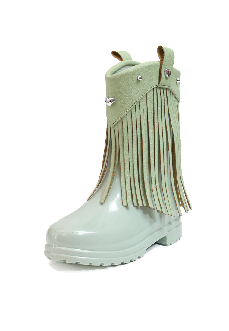 Botas Lluvia Niña Verde Hanna Gispy