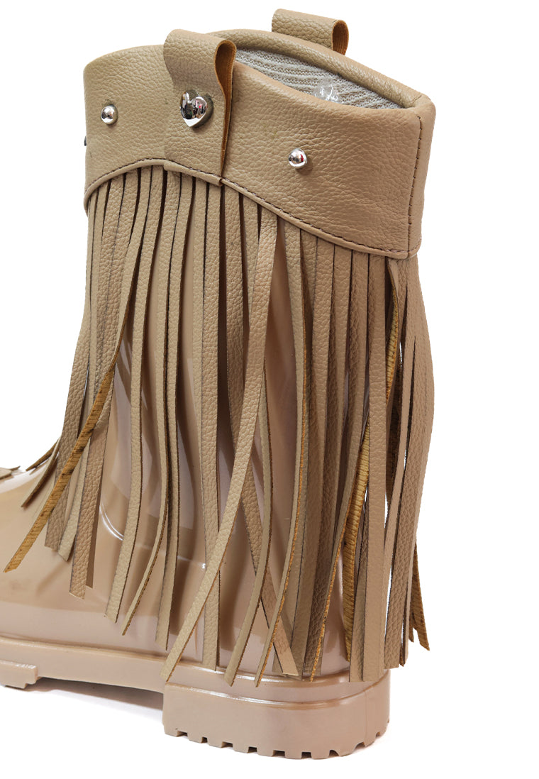 Botas Lluvia Niña Café Hanna Gispy