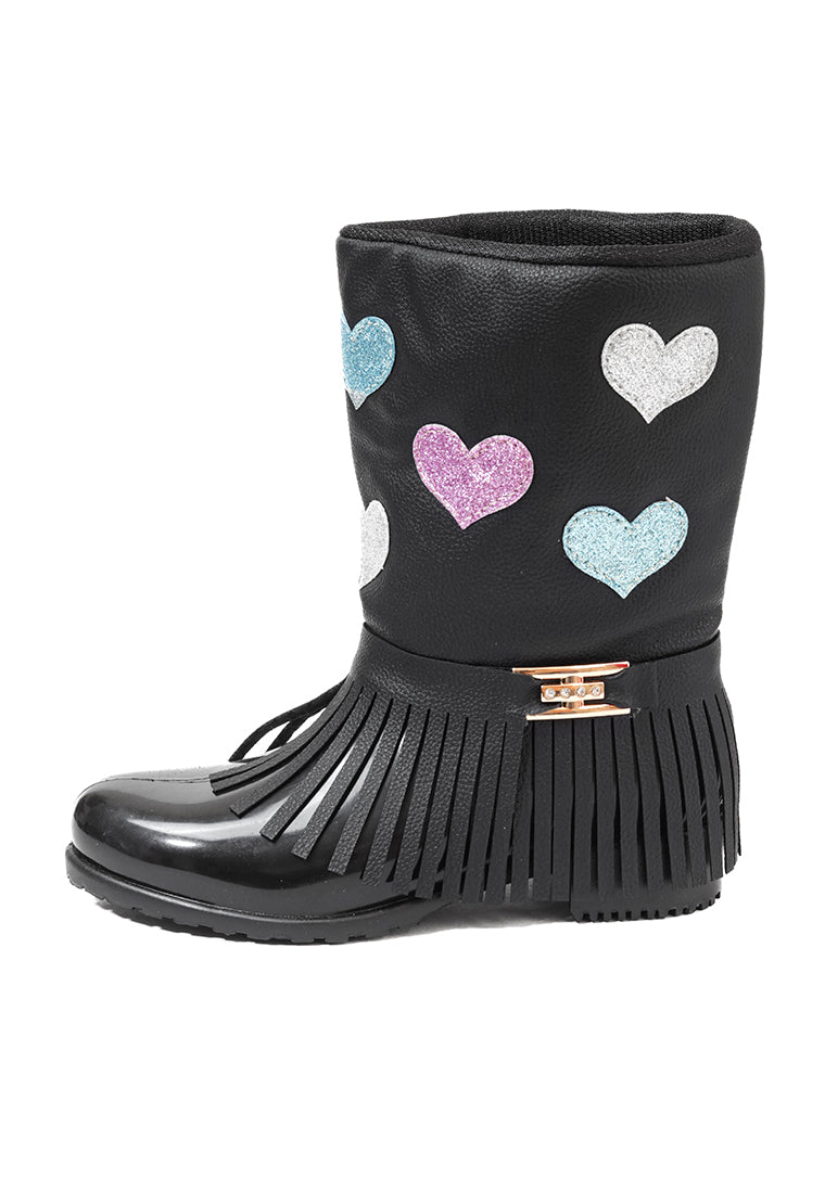 Botas Lluvia Niña Negro Sofia Chrush