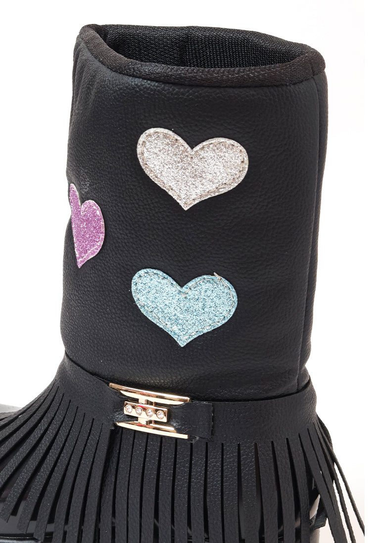 Botas Lluvia Niña Negro Sofia Chrush